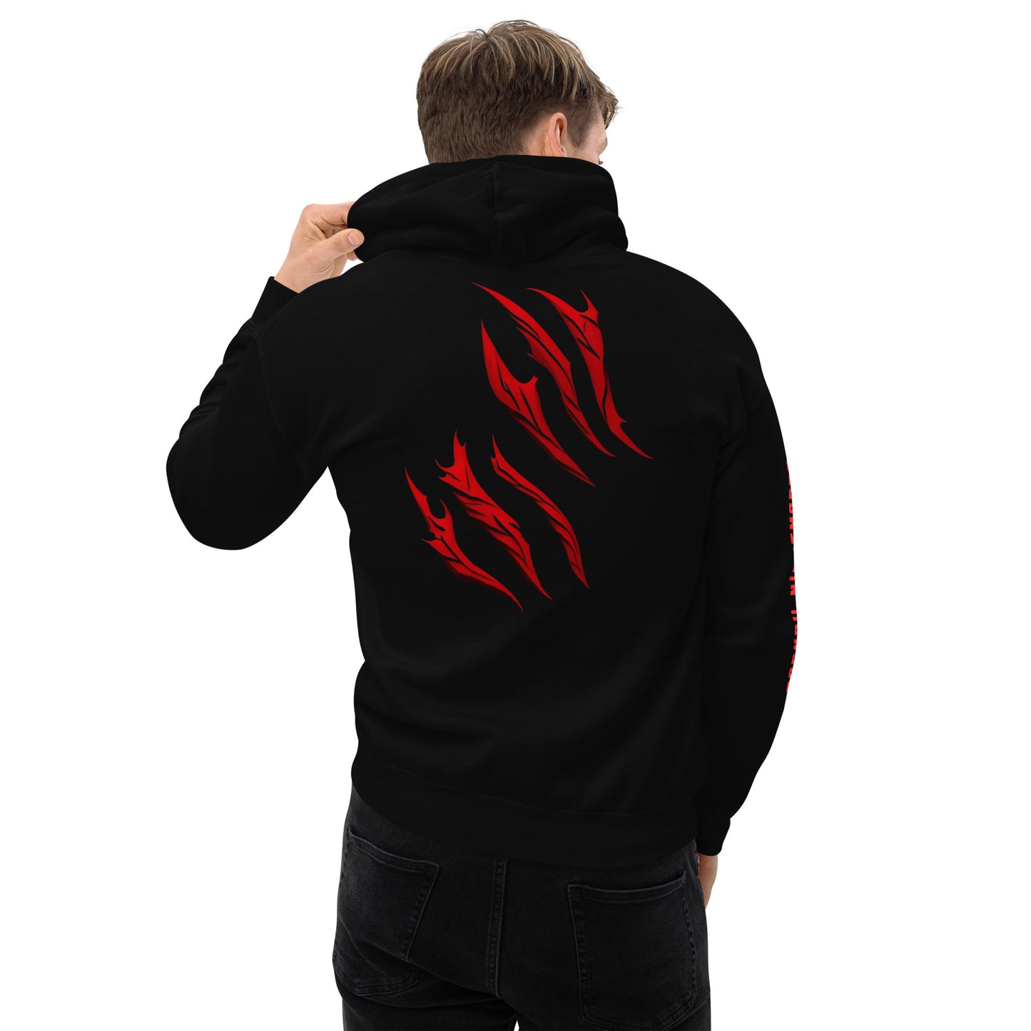 Crazy Grizzly Bear Claw Unisex Hoodie
