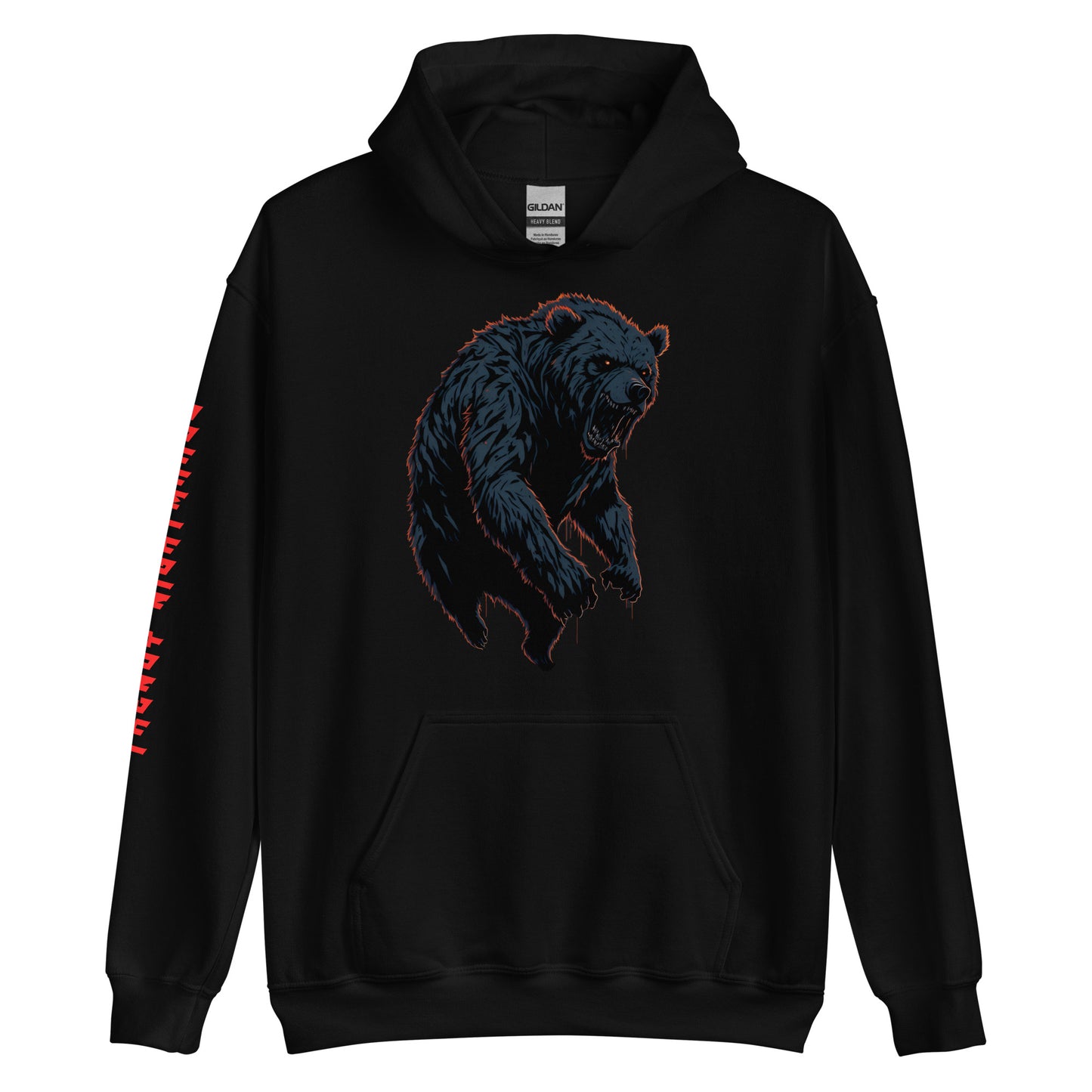 Crazy Grizzly Bear Claw Unisex Hoodie