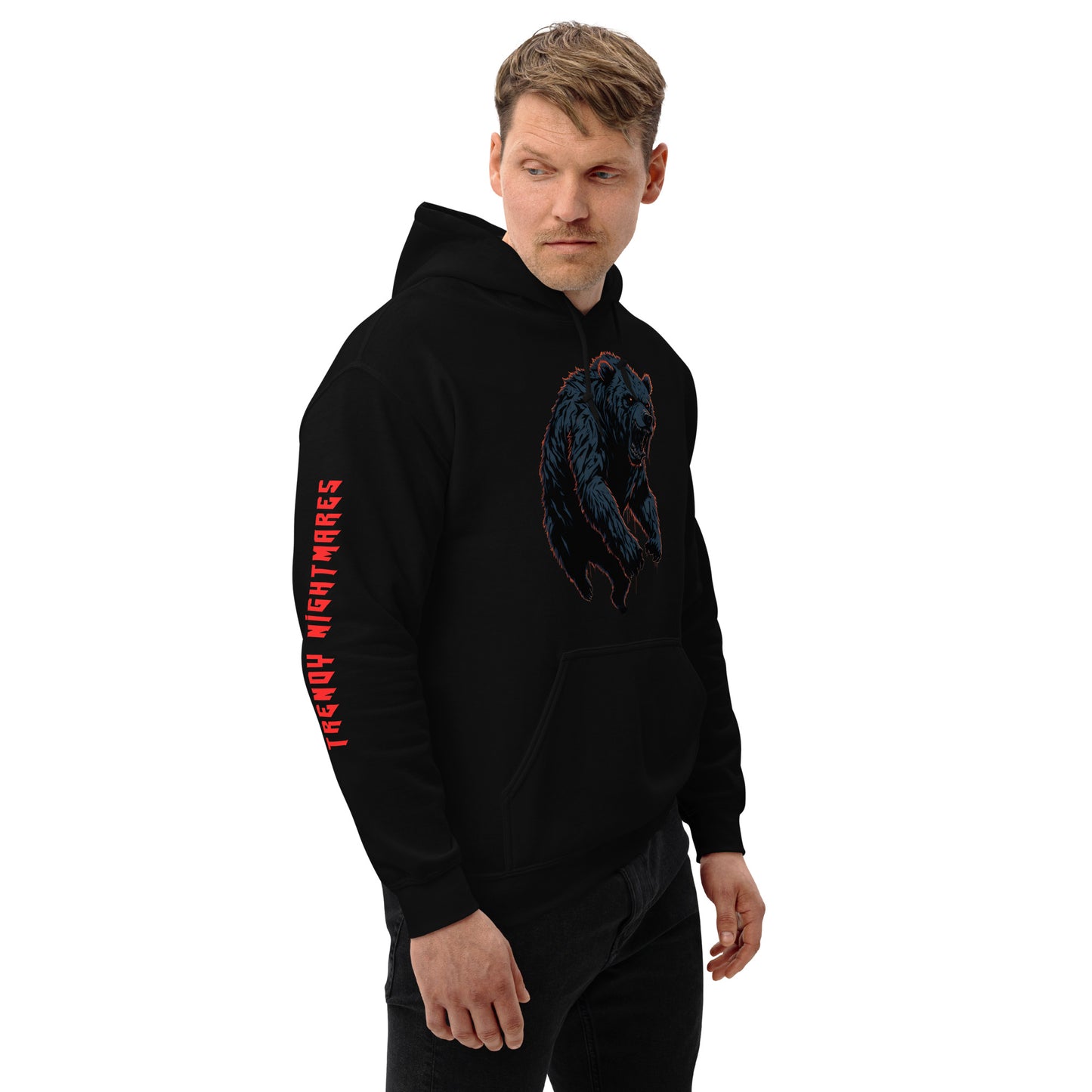 Crazy Grizzly Bear Claw Unisex Hoodie
