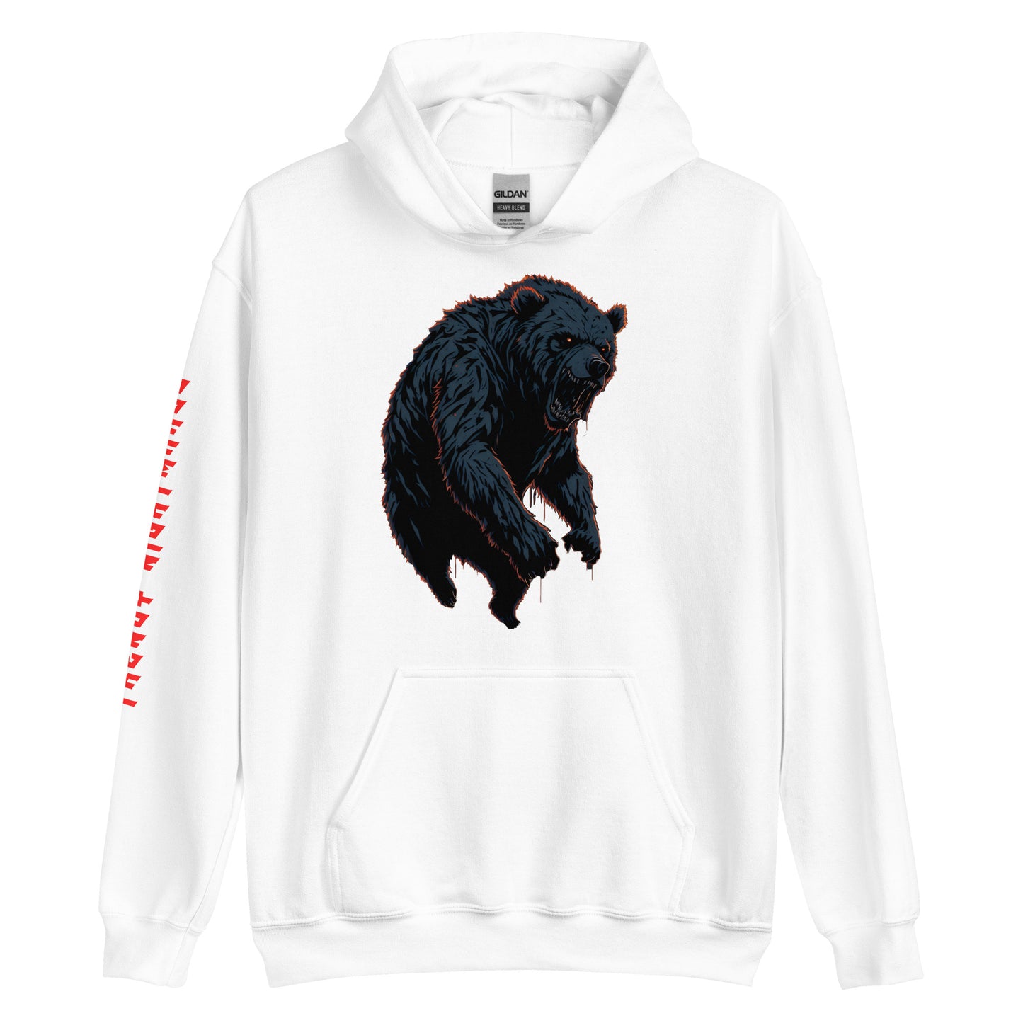 Crazy Grizzly Bear Claw Unisex Hoodie
