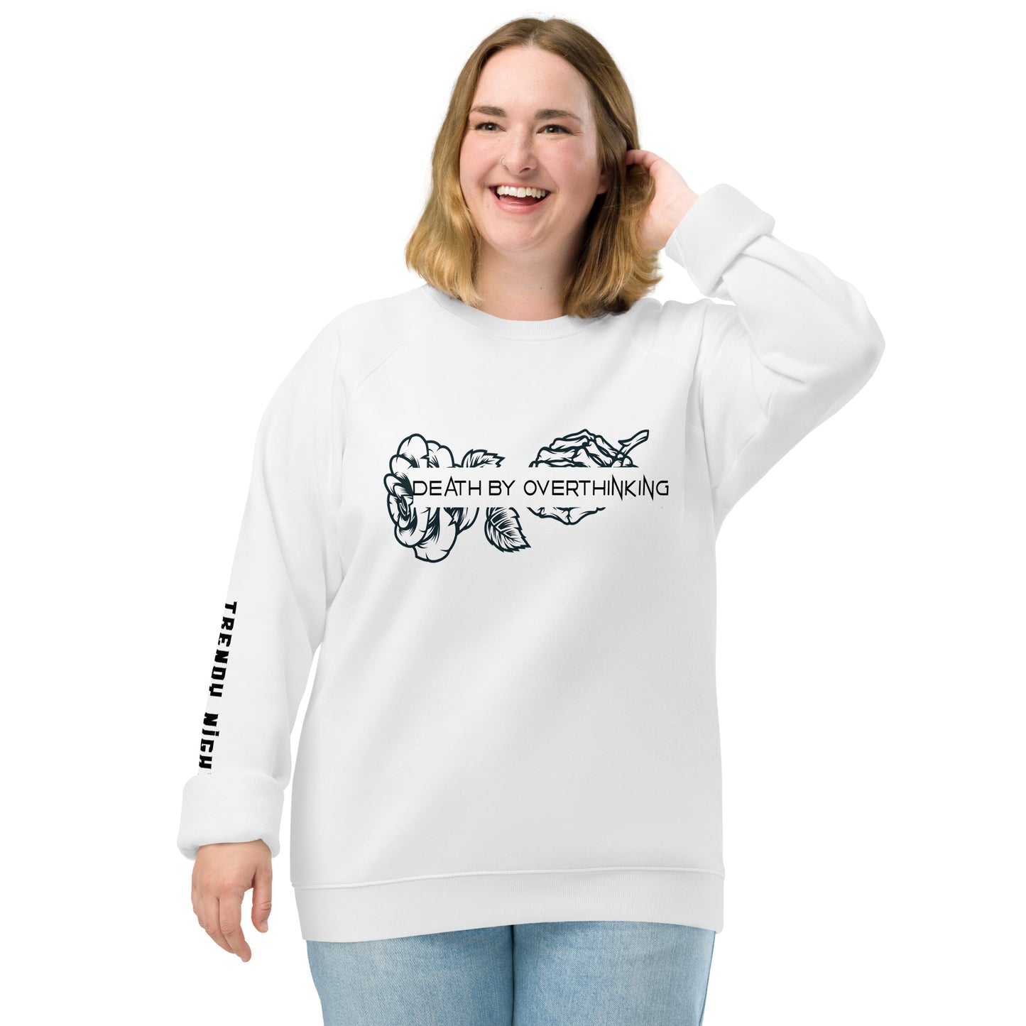 Dead by Overthinking Unisex organic sweatshirt