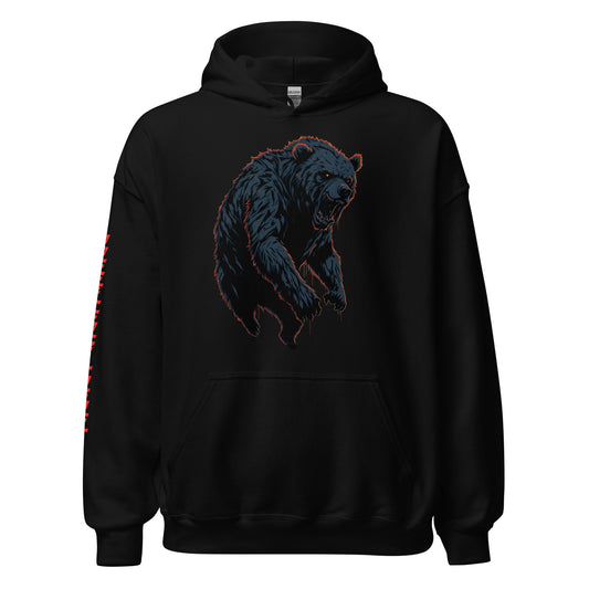 Crazy Grizzly Bear Claw Unisex Hoodie